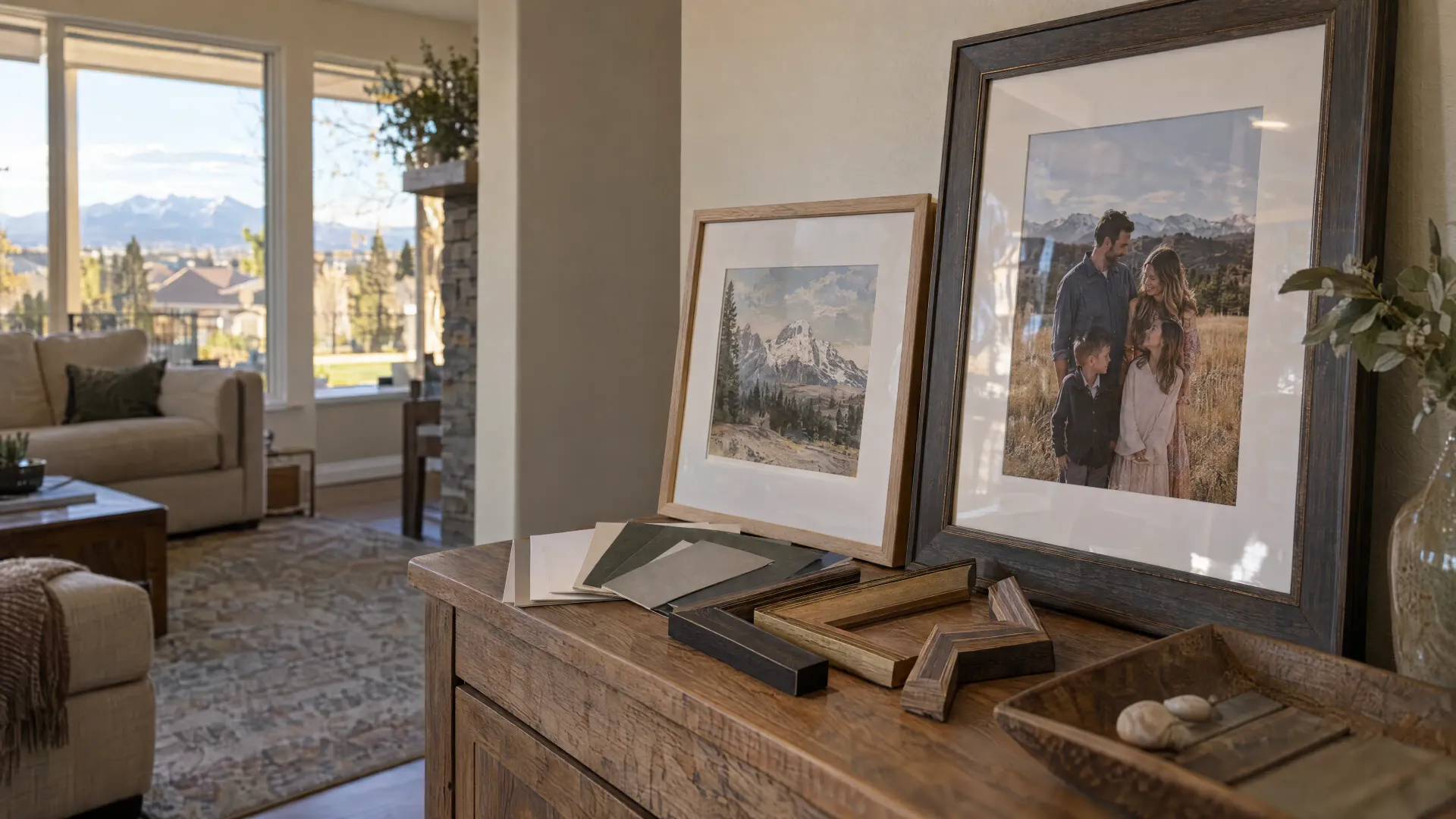 Custom framing service area in Centennial, Colorado